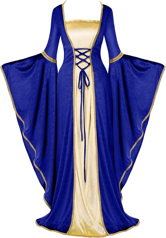 Renaissance Costume / Velvet Medieval Dress